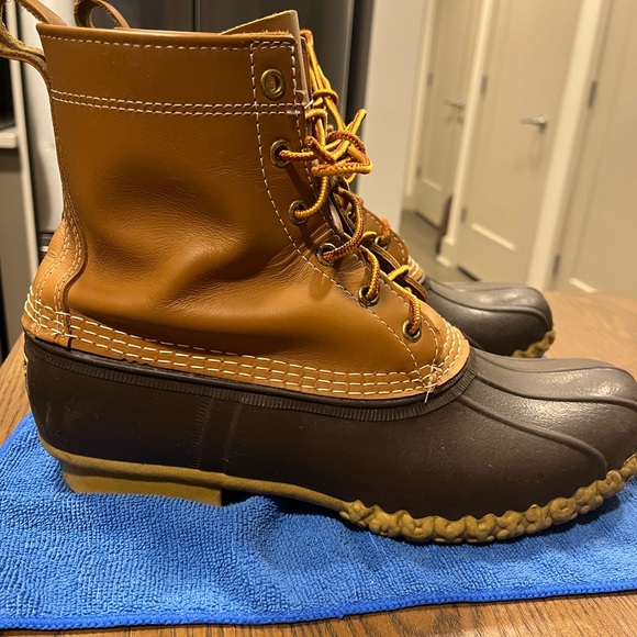 L.L.Bean Men's Bean Boots, 8" Size 10 - Picture 5 of 5